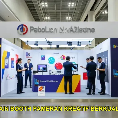 desain booth pameran kreatif berkualitas